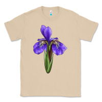 Mushroom Iris Flower Classic Tee - LillyAllenDesigns