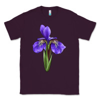 Plum Iris Flower Classic Tee - LillyAllenDesigns