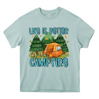 Life Is Better By The Camp Fire Heavy Core Tee | Teevron
