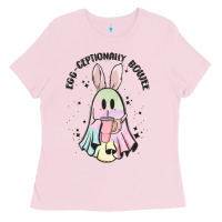 Bubblegum Pink egg ceptionally boujee Ladies Tee - MaliasSmallBusiness