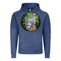 Vintage Denim brahma chicken christmas Vintage Hoodie - LillyAllenDesigns