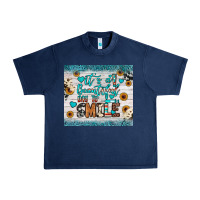 Navy it’s a beautiful day to smile Urban Heavy Tee - JahusDesignShop