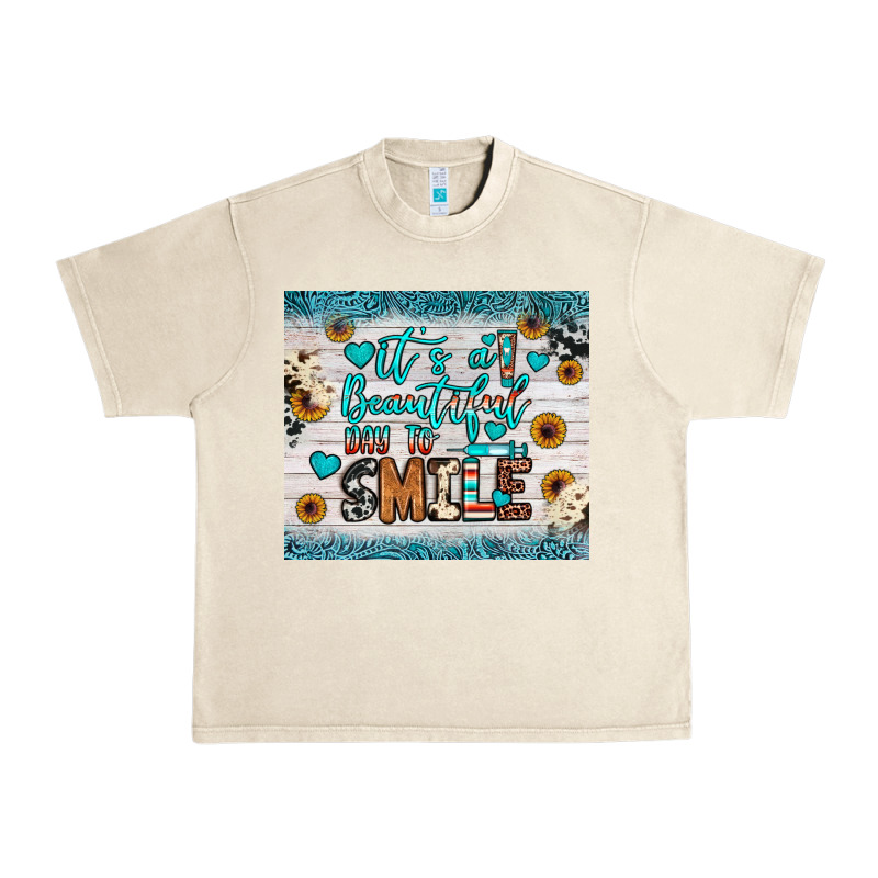 It’s A Beautiful Day To Smile Urban Heavy Tee by JahusDesignShop | Teevron