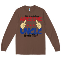 Chestnut Awesome uncle Long Sleeve Tee - Bettercallsaul