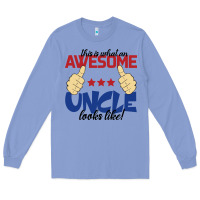 Colony Blue Awesome uncle Long Sleeve Tee - Bettercallsaul