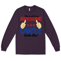 Plum Awesome uncle Long Sleeve Tee - Bettercallsaul