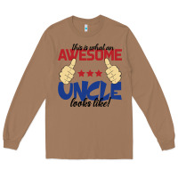 Toasted Coconut Awesome uncle Long Sleeve Tee - Bettercallsaul