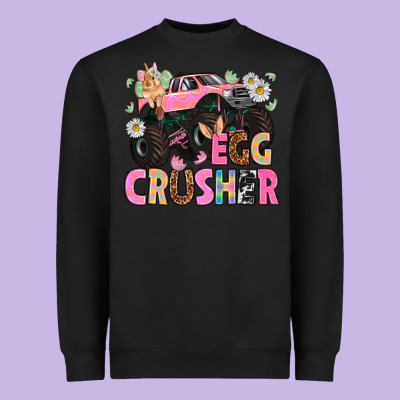 Egg Crusher Easter Day Heavyweight Sweatshirt Designed By Howdyjamesfarm