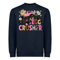 Navy Egg crusher Easter Day Heavyweight Sweatshirt - HowdyJamesFarm