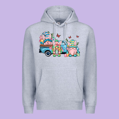 Easter Gnomes Truck Premium Hoodie Designed By Oliviacreatesart