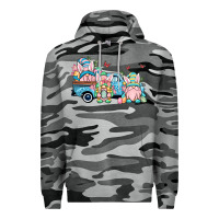 Slate Camo Easter gnomes truck Premium Hoodie - OliviaCreatesArt