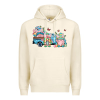 Tofu Easter gnomes truck Premium Hoodie - OliviaCreatesArt