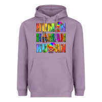 Lavender Human Pride Lgbt Heavyweight Hoodie - BundleAndBundleShop