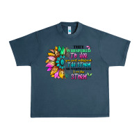 Midnight Navy they whispered to her you can't withstand the stor Urban Heavy Tee - Artiststas
