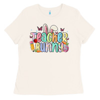 Bone teacher bunny Ladies Tee - MaliasSmallBusiness
