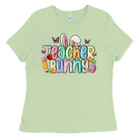 Matcha teacher bunny Ladies Tee - MaliasSmallBusiness