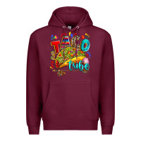 Burgundy taco tribe Premium Hoodie - RanaPortraitStore