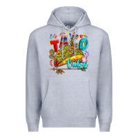 Heather Grey taco tribe Premium Hoodie - RanaPortraitStore