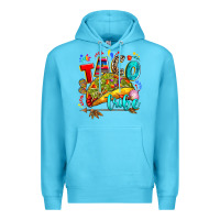 Ocean Blue taco tribe Premium Hoodie - RanaPortraitStore
