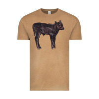 Vintage Camel Black Angus Calf Illustrations Vintage Tee - LillyAllenDesigns