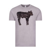 Vintage Zinc Black Angus Calf Illustrations Vintage Tee - LillyAllenDesigns