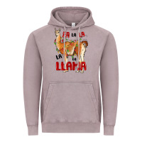 Vintage Zinc christmas llama Vintage Hoodie - LillyAllenDesigns