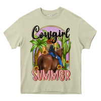 Mossy cowgirl summer Heavy Core Tee - MaliasSmallBusiness
