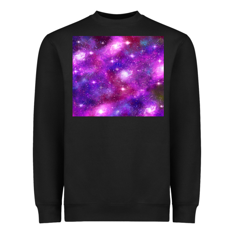 Colorful Abstract Galaxy Black And Purple Heavyweight Sweatshirt by TumblerDesignByShophia | Teevron