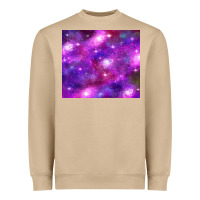 Mushroom colorful abstract galaxy black and purple Heavyweight Sweatshirt - TumblerDesignByShophia