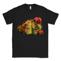 Black Gymnocalycium Variegated Cactus Classic Tee - LillyAllenDesigns