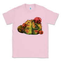 Bubblegum Pink Gymnocalycium Variegated Cactus Classic Tee - LillyAllenDesigns