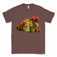 Chestnut Gymnocalycium Variegated Cactus Classic Tee - LillyAllenDesigns