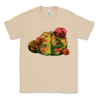 Mushroom Gymnocalycium Variegated Cactus Classic Tee - LillyAllenDesigns
