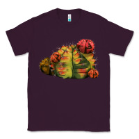 Plum Gymnocalycium Variegated Cactus Classic Tee - LillyAllenDesigns