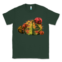 Sports Green Gymnocalycium Variegated Cactus Classic Tee - LillyAllenDesigns