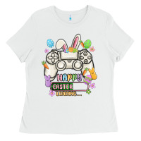 White easter gamer Ladies Tee - MaliasSmallBusiness