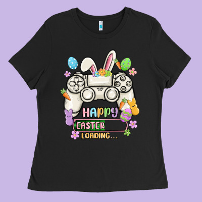 Easter Gamer Ladies Tee Designed By Maliassmallbusiness