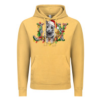Vintage Mustard Russian Blue Cat Joy Vintage Hoodie - LillyAllenDesigns