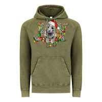 Vintage Olive Russian Blue Cat Joy Vintage Hoodie - LillyAllenDesigns