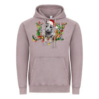 Vintage Zinc Russian Blue Cat Joy Vintage Hoodie - LillyAllenDesigns