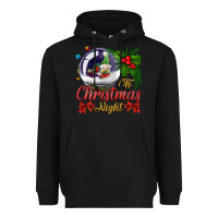 Oh Christmas Night Snow Globe Heavyweight Hoodie | Teevron