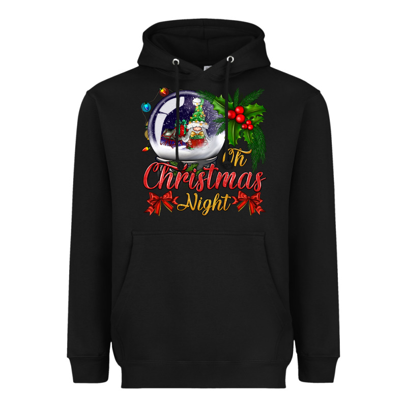 Oh Christmas Night Snow Globe Heavyweight Hoodie by BundleAndBundleShop | Teevron