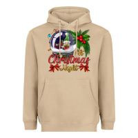 Mushroom oh christmas night snow globe Heavyweight Hoodie - BundleAndBundleShop