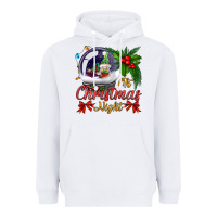 White oh christmas night snow globe Heavyweight Hoodie - BundleAndBundleShop