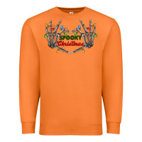 Carrot spooky christmas skeleton hands Premium Sweatshirt - FaDigitalArtStudio
