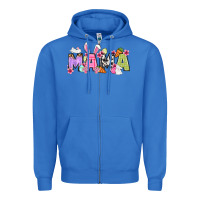 True Royal Easter mama Zipper Hoodie - OliviaCreatesArt