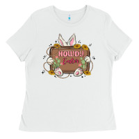 White howdy easter Ladies Tee - MaliasSmallBusiness