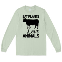 Matcha Eat Plants Love Animals Long Sleeve Tee - Bettercallsaul