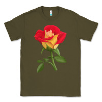 Army Green Ketchup And Mustard Rose Classic Tee - LillyAllenDesigns