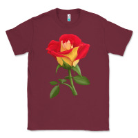 Burgundy Ketchup And Mustard Rose Classic Tee - LillyAllenDesigns